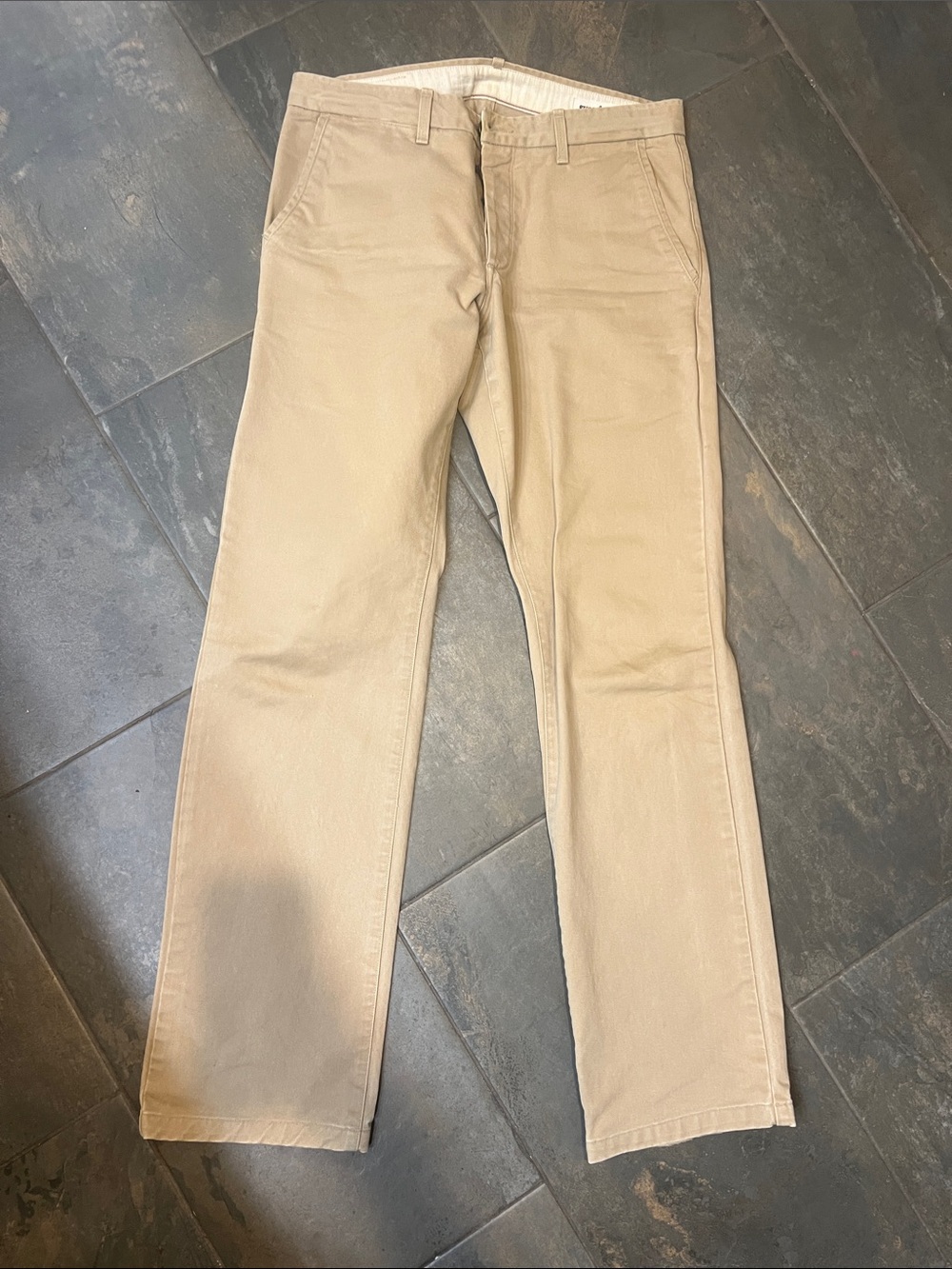 Grown & Sewn Men's Khaki Chino Pants - Classic Tan - Picture 3 of 6